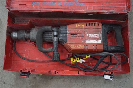 Nedbrydningshammer HILTI TE-905 (Defekt)