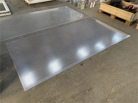 3 stk nye metal dørkplade 3 mm (Momsfri)