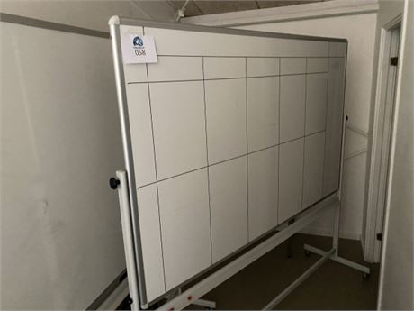 Transportabel whiteboard tavle