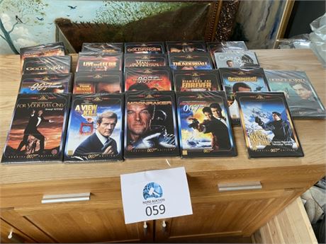 James Bond DVD samling (Uåbnet)